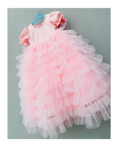 Pre-Order: Pink Multilayered Gown