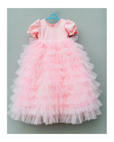 Pre-Order: Pink Multilayered Gown