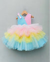 Pre-Order: Multilayered Tricolour Dress