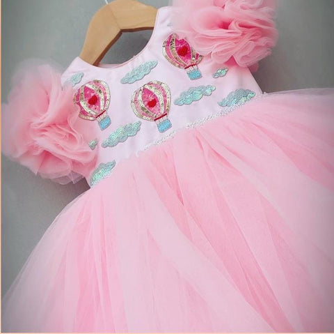 Pre-Order: Hot Balloon Pink Gown