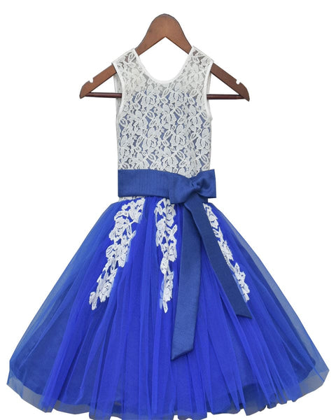 Pre-Order: White and Blue Dress