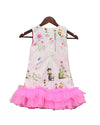 Pre-Order: White Printed One Piece Dress