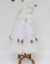 Pre-Order: White Sequins Net Gown