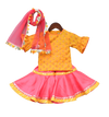 Pre-Order: Yellow Butti Kurti with Sharara