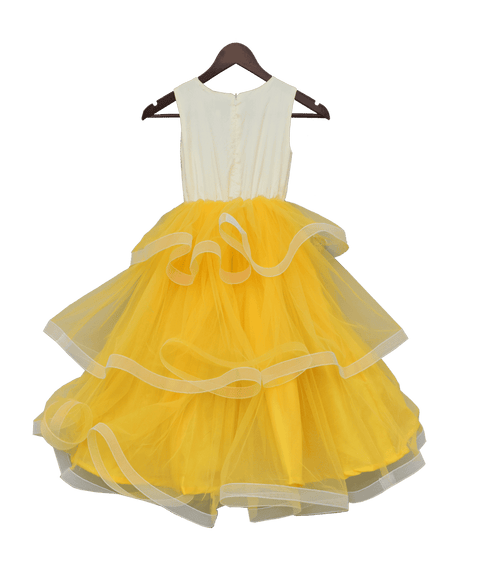 Pre-Order: Yellow Net Gown